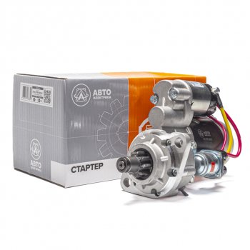 11 399 р. Стартер ЯМЗ-534 ГАЗон Next 12V 3.54.9 кВт AZF 4383 с доп.реле AVTOELECTRICA AVTOELECTRICA 5343.3708-02m ае  с доставкой в г. Кемерово. Увеличить фотографию 1
