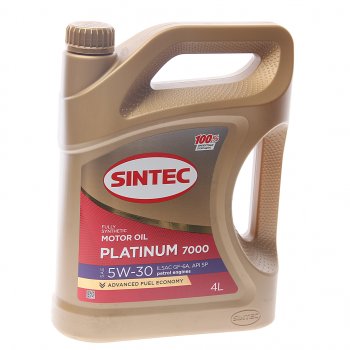 2 079 р. Масло моторное Platinum 7000 GF-6A 5W30 синт.4л SINTEC SINTEC 600153  с доставкой в г. Кемерово. Увеличить фотографию 1