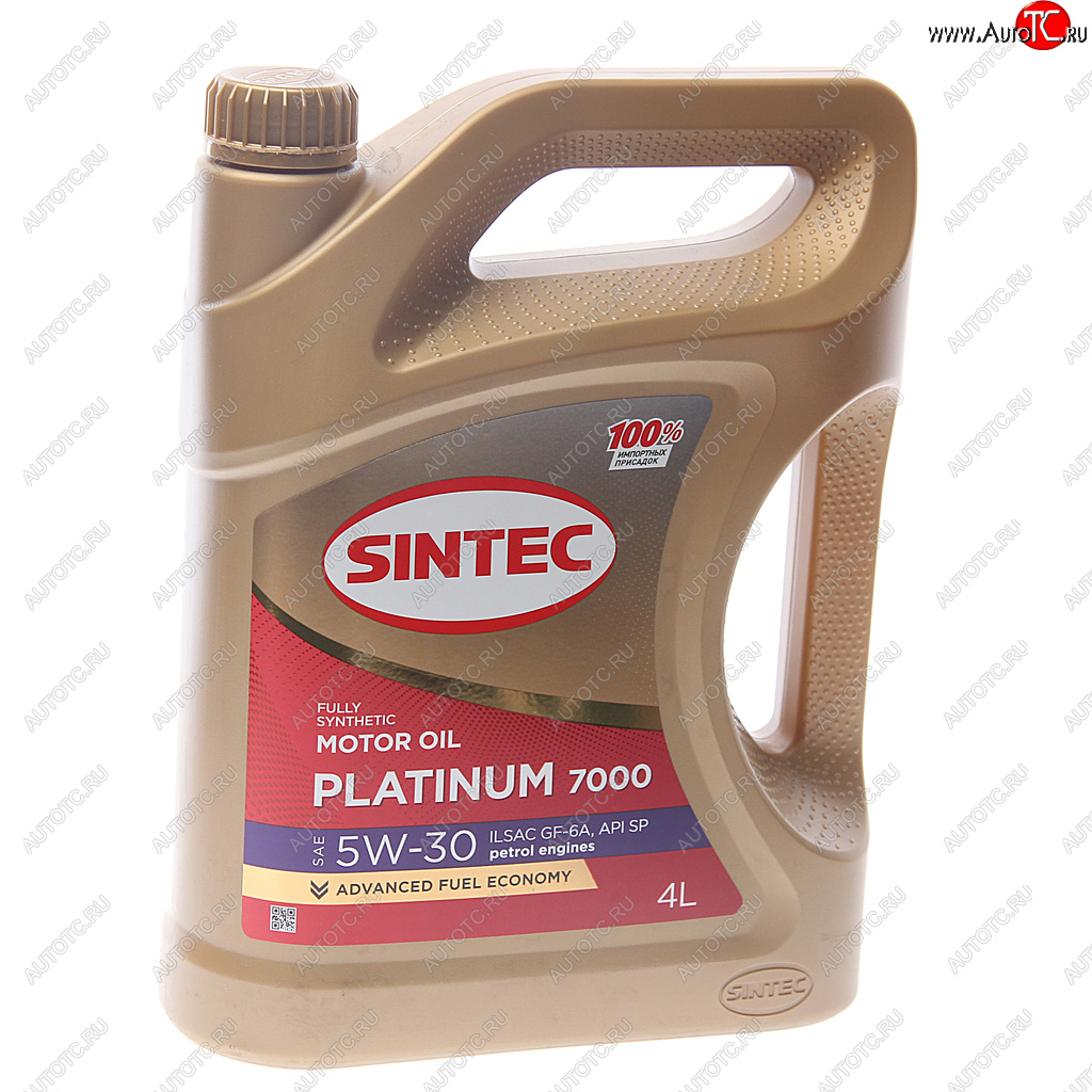 2 079 р. Масло моторное Platinum 7000 GF-6A 5W30 синт.4л SINTEC SINTEC 600153  с доставкой в г. Кемерово