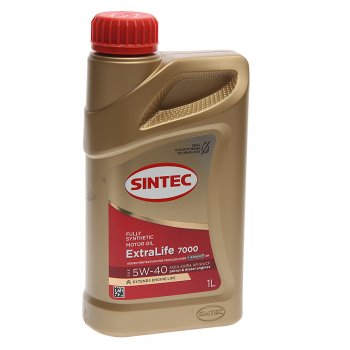 699 р. Масло моторное ExtraLife 7000 A3B4 5W40 синт.1л SINTEC SINTEC 600253  с доставкой в г. Кемерово. Увеличить фотографию 1