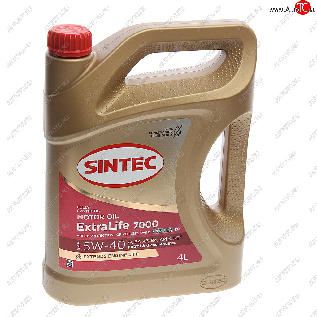 2 179 р. Масло моторное ExtraLife 7000 A3B4 5W40 синт.4л SINTEC SINTEC 600254  с доставкой в г. Кемерово