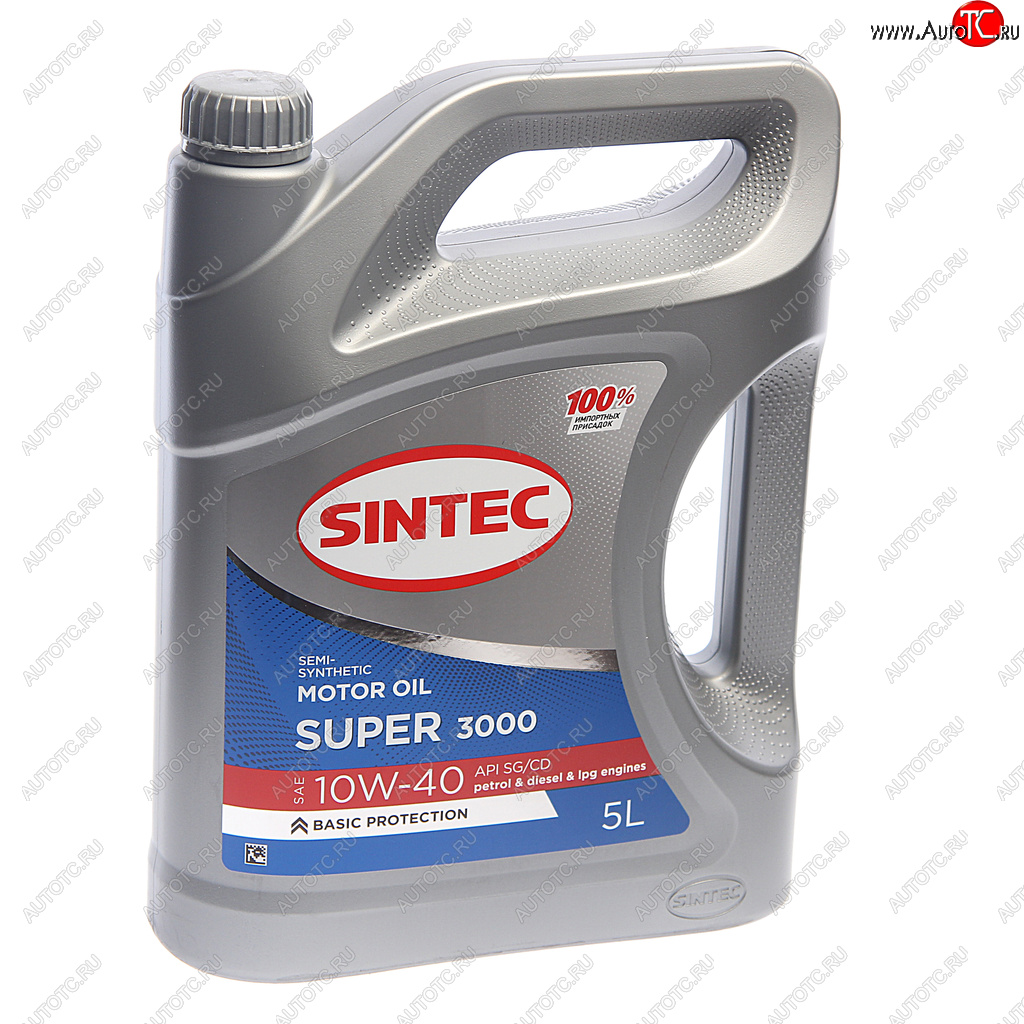 1 259 р. Масло моторное Super 3000 SGCD 10W40 псинт.5л SINTEC SINTEC 600293  с доставкой в г. Кемерово
