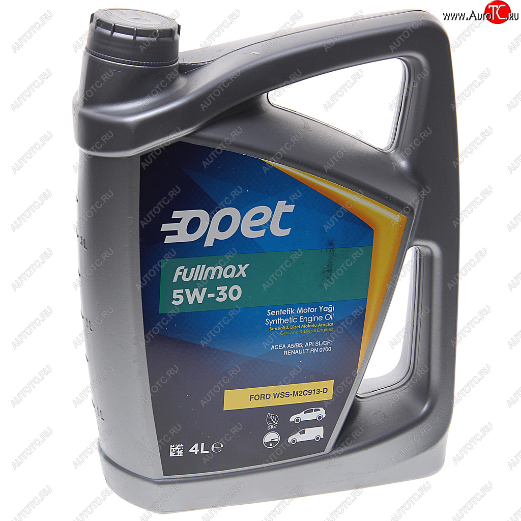 3 599 р. Масло моторное FULLMAX 5W30 синт.4л OPET OPET 601214875  с доставкой в г. Кемерово