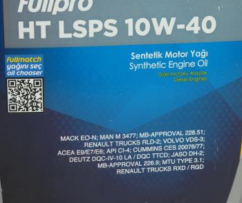 16 799 р. Масло дизельное FULLPRO HT LSPS 10W40 синт.20л OPET OPET 601215254  с доставкой в г. Кемерово. Увеличить фотографию 2