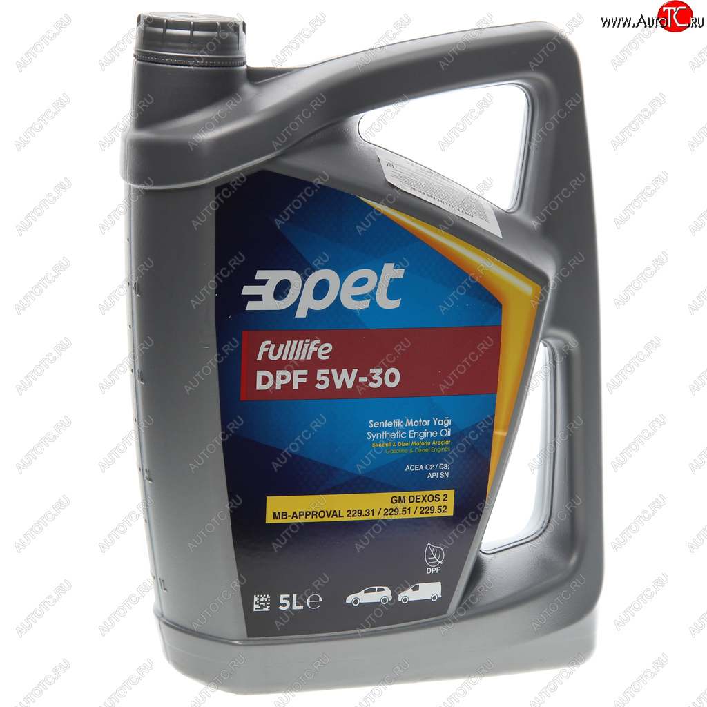 4 099 р. Масло моторное FULLLIFE DPF  5W30 синт.5л OPET OPET 601370977  с доставкой в г. Кемерово