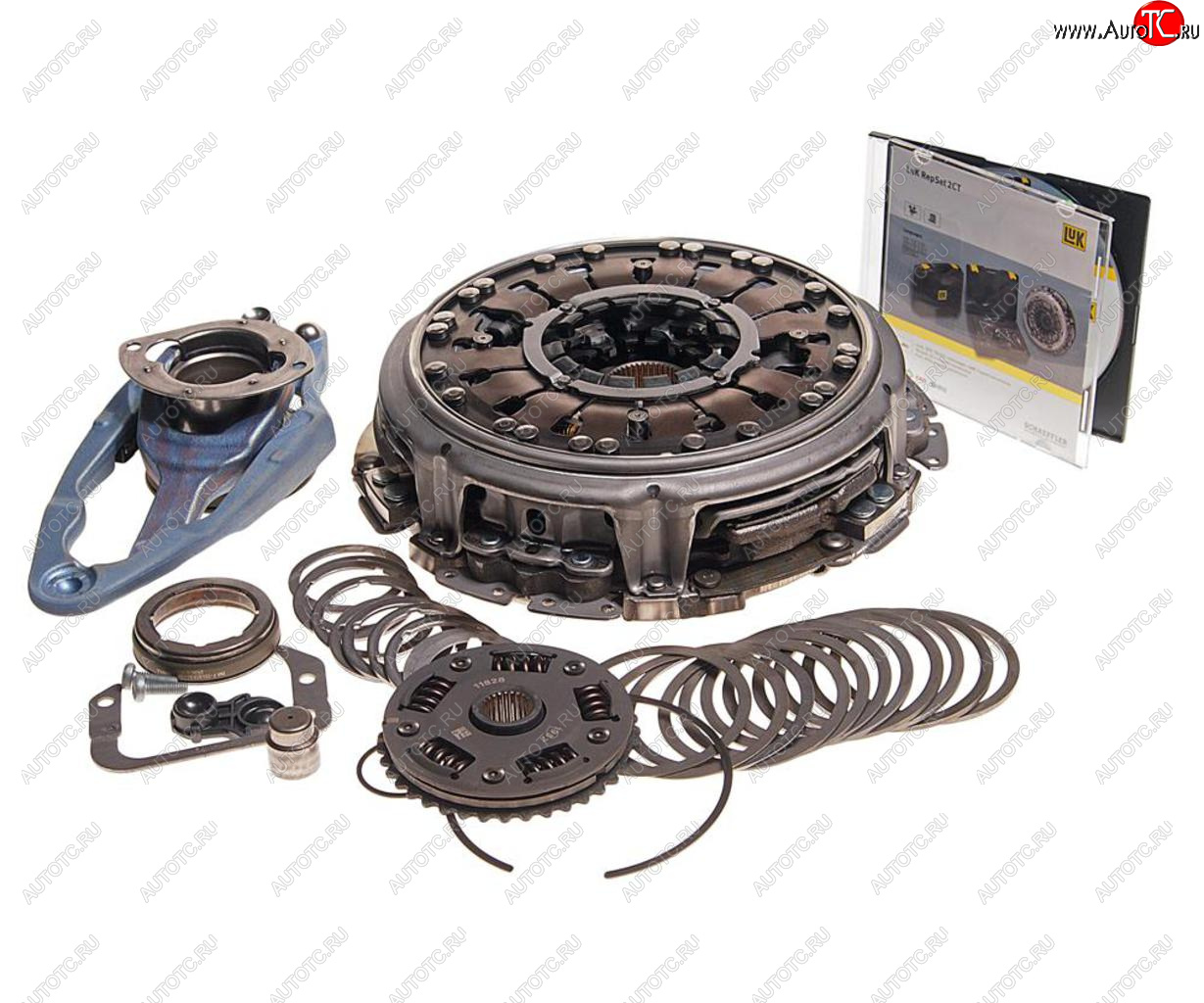 61 999 р. Сцепление VW Passat B6,B7,Golf 5,6 AUDI A3 SKODA (1.2-1.8 TFSI) (DSG) комплект LUK LUK 602000100  с доставкой в г. Кемерово