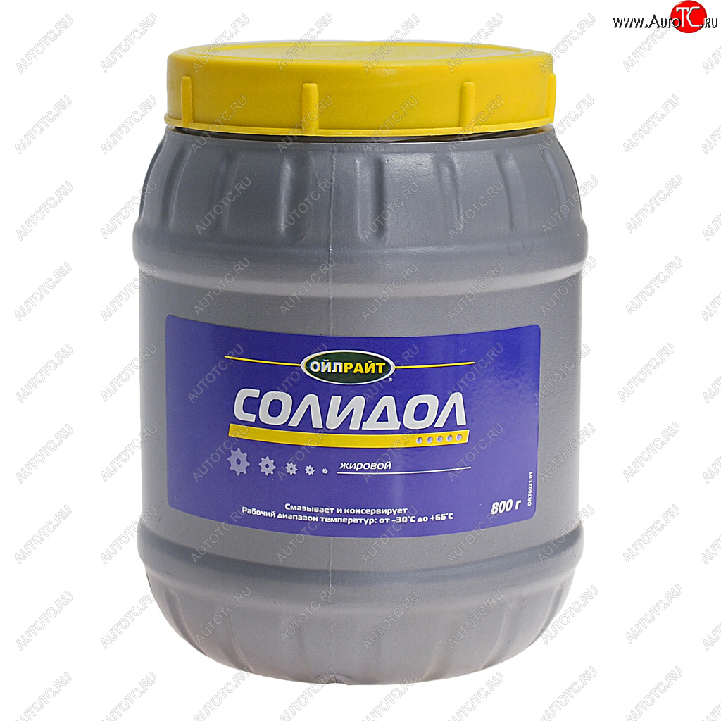 212 р. Смазка СОЛИДОЛ Жировой 800г OIL RIGHT OIL RIGHT 6021  с доставкой в г. Кемерово