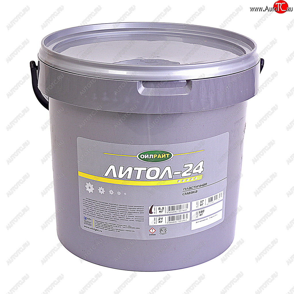 3 369 р. Смазка ЛИТОЛ-24 9.5кг OIL RIGHT OIL RIGHT 6050  с доставкой в г. Кемерово