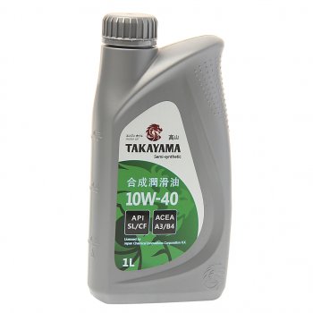 779 р. Масло моторное API SLCF 10W40 псинт.1л TAKAYAMA TAKAYAMA 605525  с доставкой в г. Кемерово. Увеличить фотографию 1
