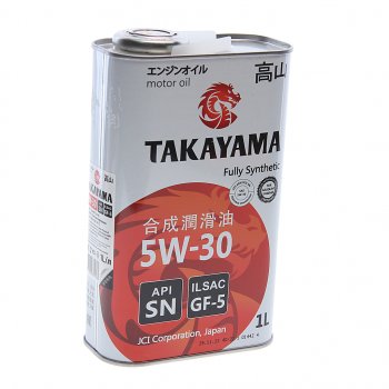 879 р. Масло моторное Adaptec SNGF-5 5W30 синт.1л TAKAYAMA TAKAYAMA 605584  с доставкой в г. Кемерово. Увеличить фотографию 1