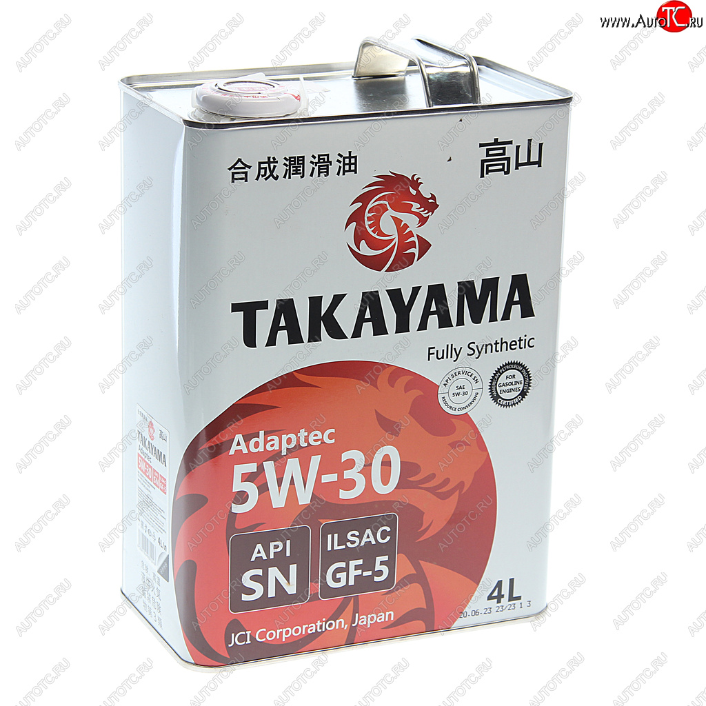 2 699 р. Масло моторное Adaptec SNGF-5 5W30 синт.4л TAKAYAMA TAKAYAMA 605585  с доставкой в г. Кемерово