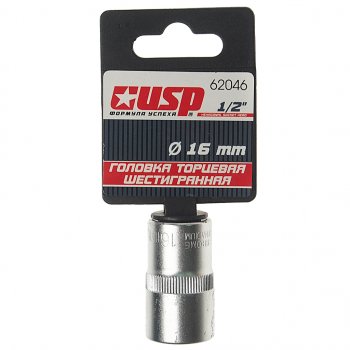 85 р. Головка торцевая 1/2 16мм USP USP 62046 USP 62046  с доставкой в г. Кемерово. Увеличить фотографию 1