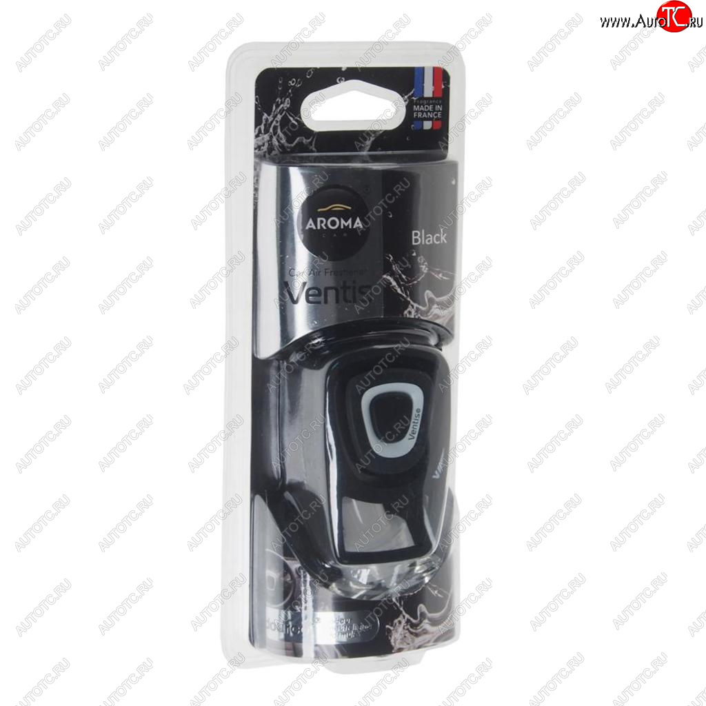 499 р. Ароматизатор на дефлектор жидкостной (блэк) 8мл Ventis AROMA CAR AROMA CAR 63104 AROMA CAR 63104  с доставкой в г. Кемерово