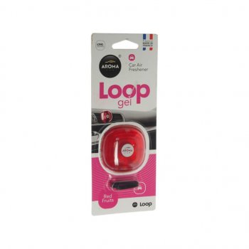 299 р. Ароматизатор на дефлектор гелевый (красные фрукты) Loop AROMA CAR AROMA CAR 63115  с доставкой в г. Кемерово. Увеличить фотографию 1