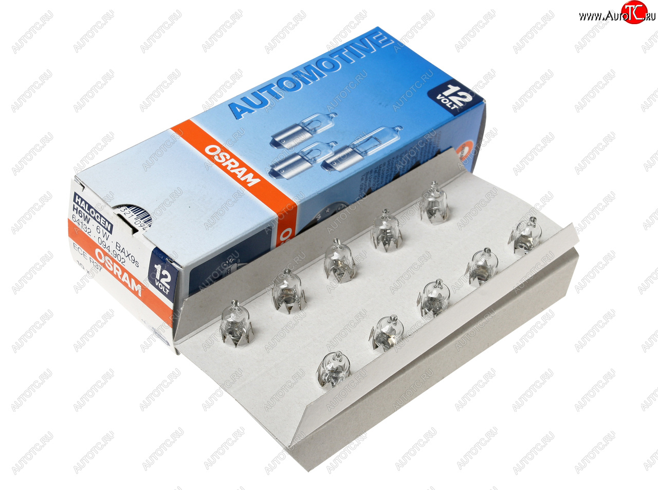 399 р. Лампа 12V H6W BAX9s OSRAM OSRAM 64132  с доставкой в г. Кемерово