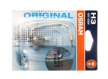 274 р. Лампа 12V H3 55W PK22s блистер (1шт.) OSRAM OSRAM 64151-01b  с доставкой в г. Кемерово. Увеличить фотографию 1