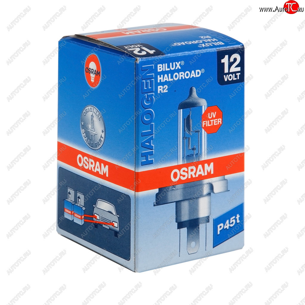 359 р. Лампа 12V R2 4540W P45t-41 Visio OSRAM OSRAM 64183  с доставкой в г. Кемерово