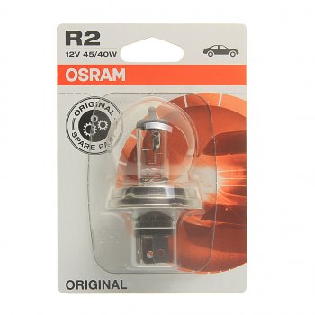 459 р. Лампа 12V R2 4540W P45t-41 блистер (1шт.) OSRAM OSRAM 64183-01b  с доставкой в г. Кемерово. Увеличить фотографию 1