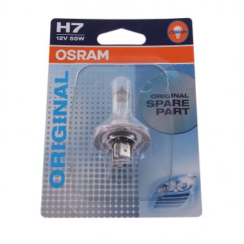419 р. Лампа 12V H7 55W PX26d блистер (1шт.) OSRAM OSRAM 64210-01b  с доставкой в г. Кемерово. Увеличить фотографию 1