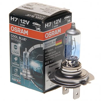 789 р. Лампа 12V H7 55W PX26d +100% 5000K Cool Blue Intense NextGen OSRAM OSRAM 64210cbn  с доставкой в г. Кемерово. Увеличить фотографию 1