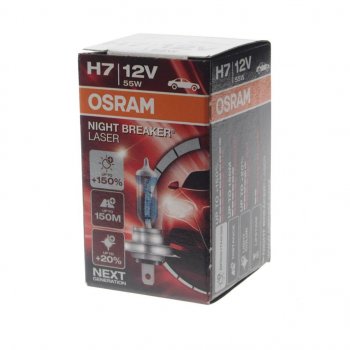 1 489 р. Лампа 12V H7 55W PX26d +150% 3750K Night Breaker Laser OSRAM OSRAM 64210nl  с доставкой в г. Кемерово. Увеличить фотографию 2