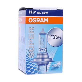 449 р. Лампа 12V H7 55W PX26d +30% Super OSRAM OSRAM 64210sup  с доставкой в г. Кемерово. Увеличить фотографию 2