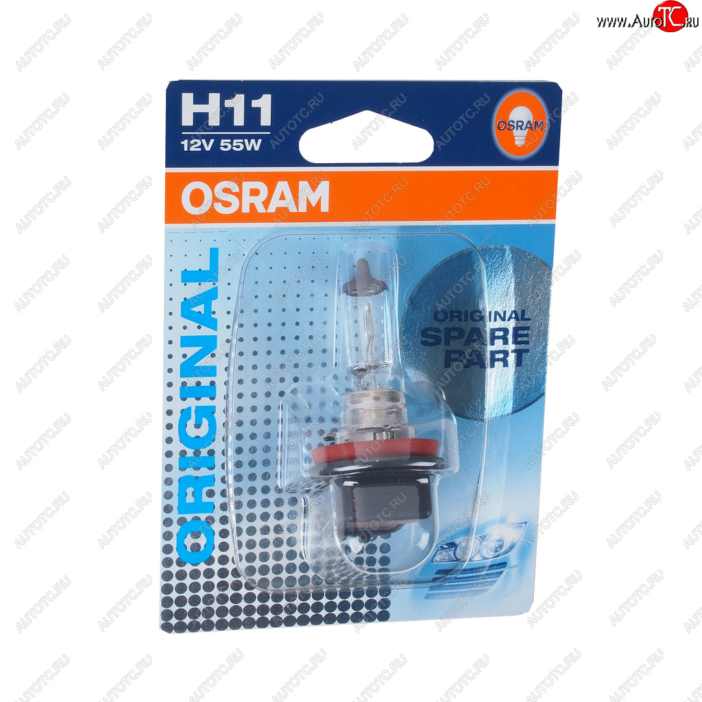 999 р. Лампа 12V H11 55W PGJ19-2 блистер (1шт.) OSRAM OSRAM 64211-01b  с доставкой в г. Кемерово