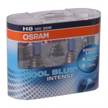 3 289 р. Лампа 12V H8 35W PGJ19-1 бокс (2шт.) Cool Blue Intense OSRAM OSRAM 64212cbi-hcb  с доставкой в г. Кемерово. Увеличить фотографию 1