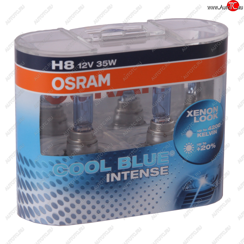 3 289 р. Лампа 12V H8 35W PGJ19-1 бокс (2шт.) Cool Blue Intense OSRAM OSRAM 64212cbi-hcb  с доставкой в г. Кемерово