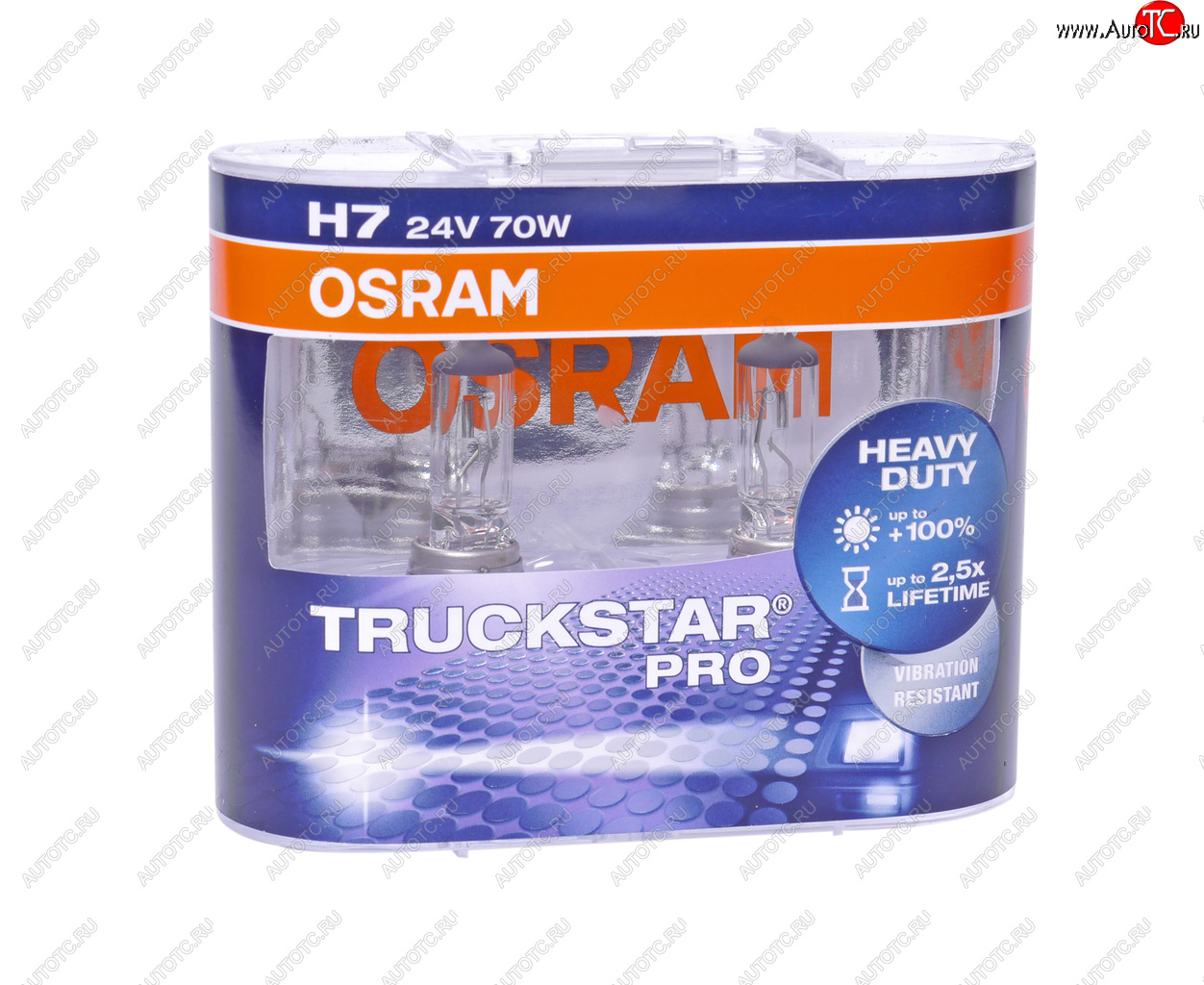 1 759 р. Лампа 24V H7 70W PX26d +100% бокс (2шт.) Truckstar Pro OSRAM OSRAM 64215tsp-hcb  с доставкой в г. Кемерово