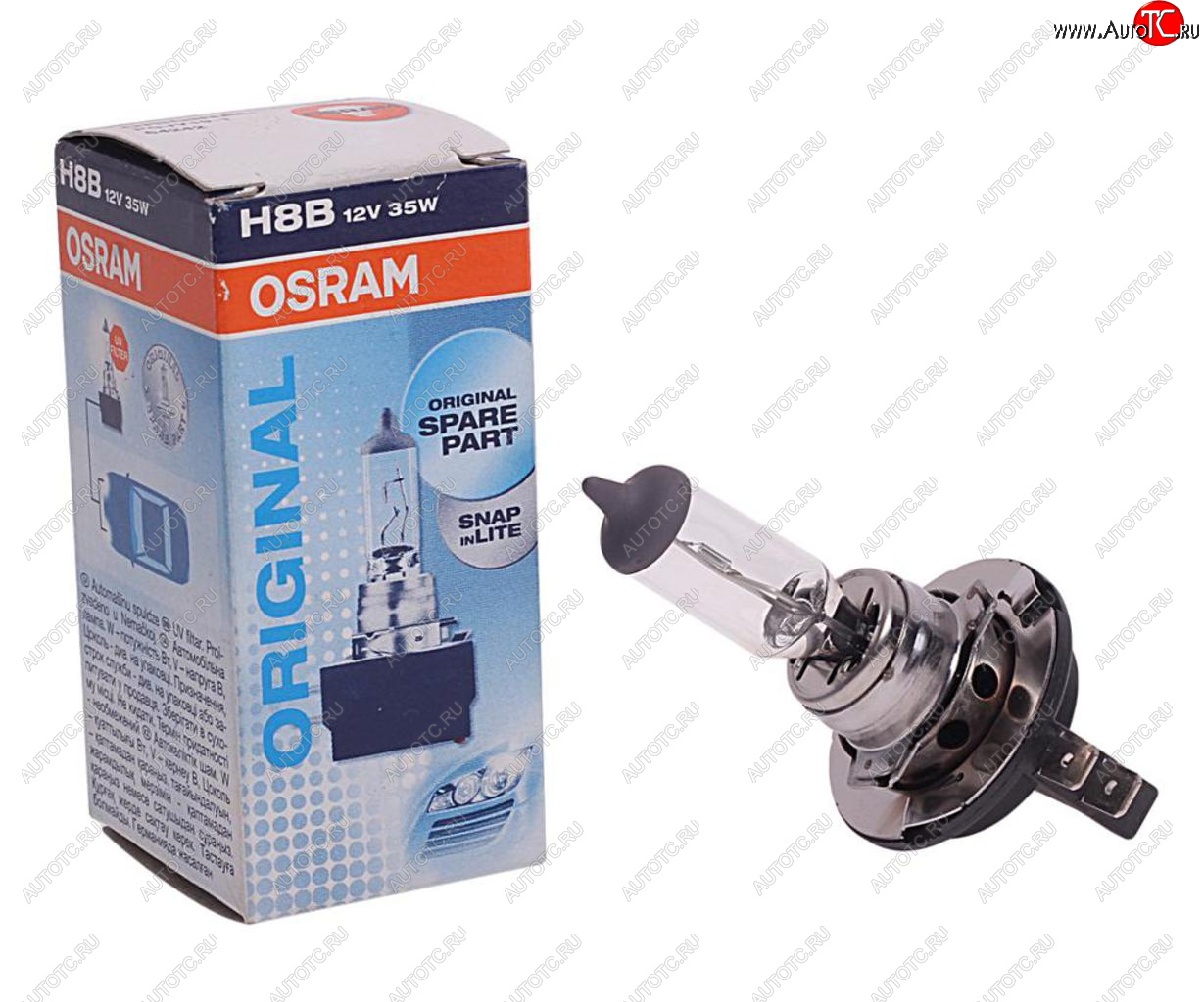 1 299 р. Лампа 12V H8B 35W PGJ19-1 OSRAM OSRAM 64242  с доставкой в г. Кемерово