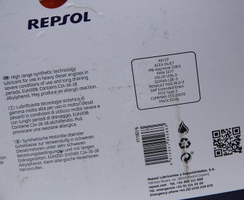 11 449 р. Масло дизельное DIESEL TURBO UHPD 10W40 синт.20л REPSOL REPSOL 6426r  с доставкой в г. Кемерово. Увеличить фотографию 2