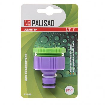 94 р. Адаптер 34 - 1 внутренняя резьба PALISAD PALISAD 65740  с доставкой в г. Кемерово. Увеличить фотографию 1