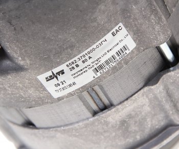 12 999 р. Генератор МАЗ,ЛАЗ,УРАЛ дв.ЯМЗ-236,7511,7601 28В 80А (замена для 6582.3701000-03) КЗАТЭ (ЗиТ) Завод имени А.М. Тарасова 6582.3701000-03гч  с доставкой в г. Кемерово. Увеличить фотографию 5