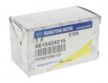 5 199 р. Датчик положения заслонки дроссельной SSANGYONG Korando OE SSANGYONG 6615424215  с доставкой в г. Кемерово. Увеличить фотографию 3