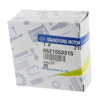 5 649 р. Шкив SSANGYONG Actyon (06-),Kyron (05-),Rexton (02-),Rodius (04-) (D2027) генератора OE SSANGYONG 6621553315  с доставкой в г. Кемерово. Увеличить фотографию 2