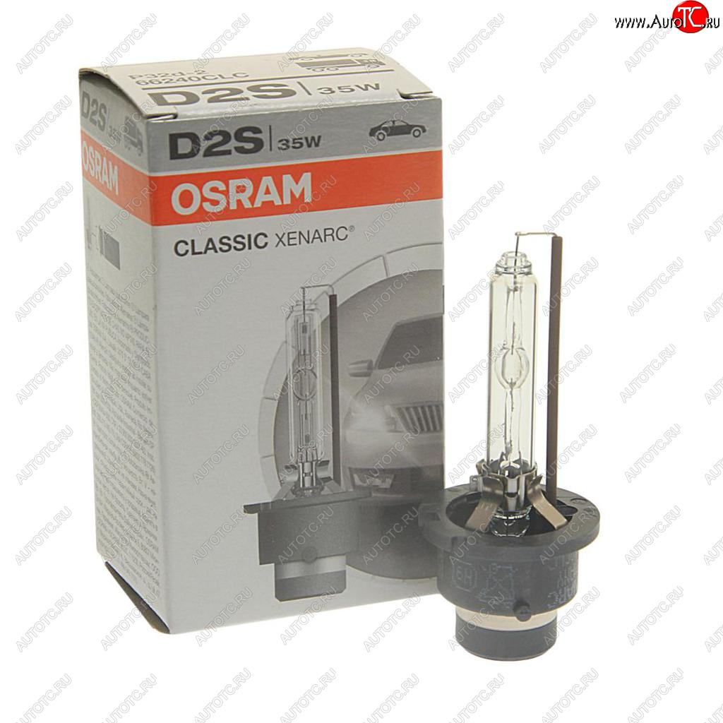 3 499 р. Лампа ксеноновая D2S 35W P32d-2 4150K 85V Classic OSRAM OSRAM 66240clc-fs  с доставкой в г. Кемерово