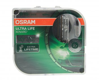 10 199 р. Лампа ксеноновая D2S 35W P32d-2 4300K 85V 3200лм бокс (2шт.) Ultra Life OSRAM OSRAM 66240ult-hcb OSRAM 66240ult-hcb  с доставкой в г. Кемерово. Увеличить фотографию 1