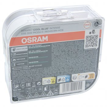 13 999 р. Лампа ксеноновая D3S 35W PK32d-5 +150% 6200K 42V 3200лм бокс (2шт.) Cool Blue Intense NextGen OSRAM OSRAM 66340cbn-hcb OSRAM 66340cbn-hcb  с доставкой в г. Кемерово. Увеличить фотографию 2