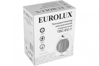 1 199 р. Тепловентилятор бытовой 2.00кВт (20кв.м) настольный белый EUROLUX EUROLUX 6728  с доставкой в г. Кемерово. Увеличить фотографию 8