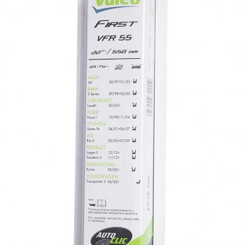 969 р. Щетка стеклоочистителя 550мм каркасная First VALEO VALEO 675555  с доставкой в г. Кемерово. Увеличить фотографию 2