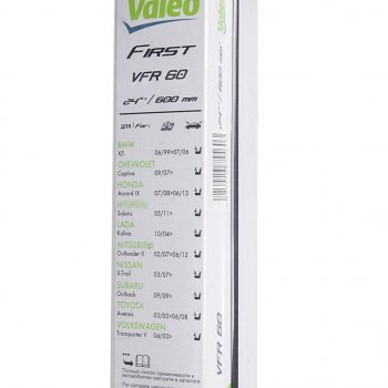 699 р. Щетка стеклоочистителя 600мм каркасная First VALEO VALEO 675560  с доставкой в г. Кемерово. Увеличить фотографию 2