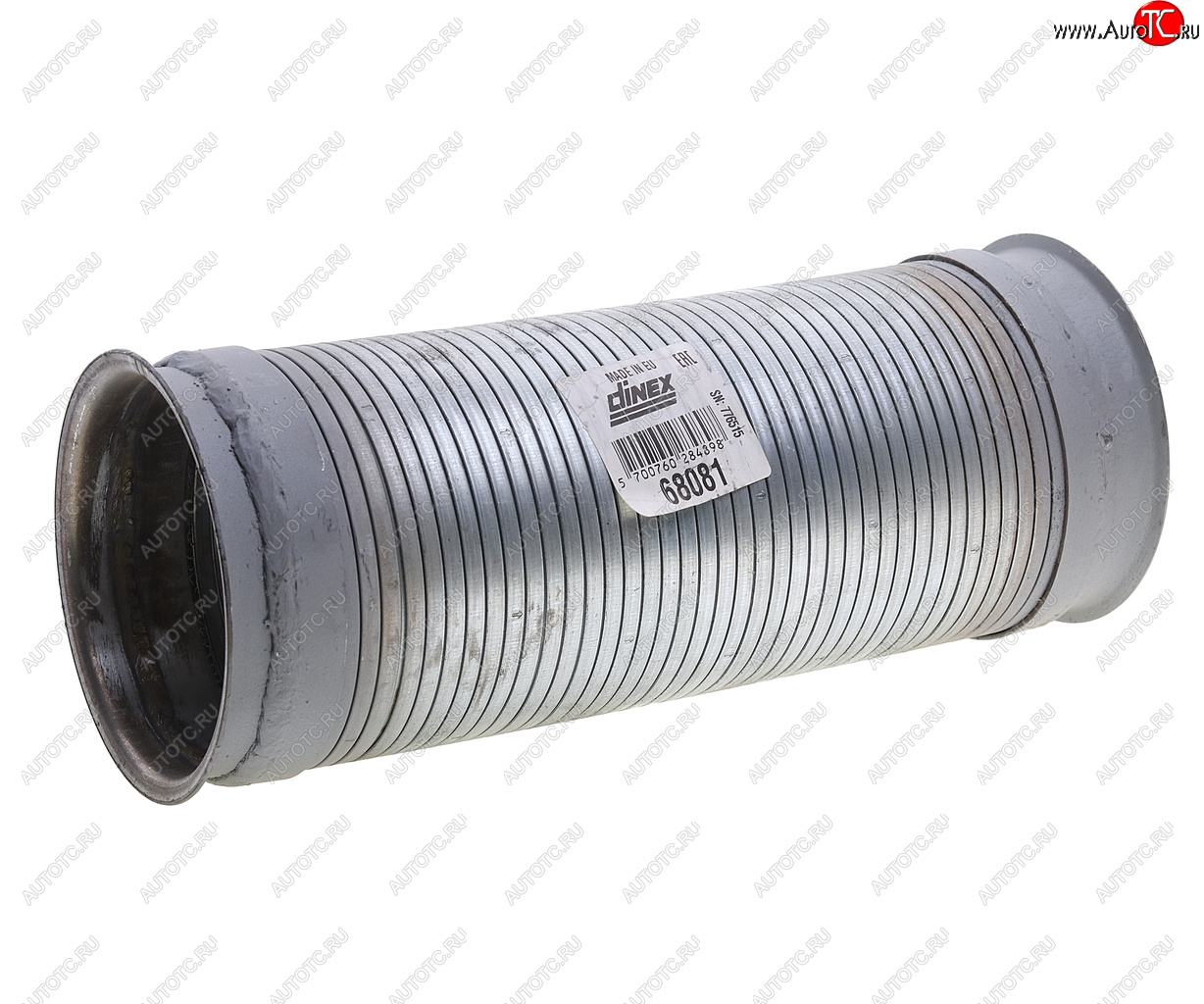 3 899 р. Гофра SCANIA P,G,R,T series дв.DC9,11,DC,DT12 глушителя (L305x115) (цинк) DINEX DINEX 68081 DINEX 68081  с доставкой в г. Кемерово