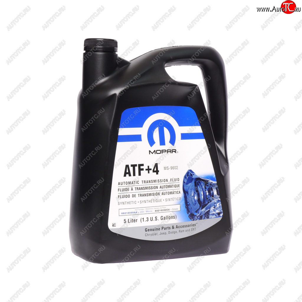 7 999 р. Масло трансмиссионное ATF для АКПП MS-9602 CHRYSLER 5л MOPAR MOPAR 68218058ac  с доставкой в г. Кемерово