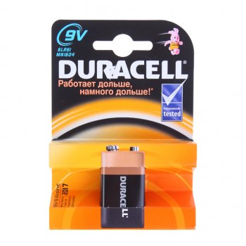 879 р. Батарейка KRONA 6LR61 9V блистер 1шт. Alkaline DURACELL DURACELL 6lr61-1bl  с доставкой в г. Кемерово. Увеличить фотографию 1