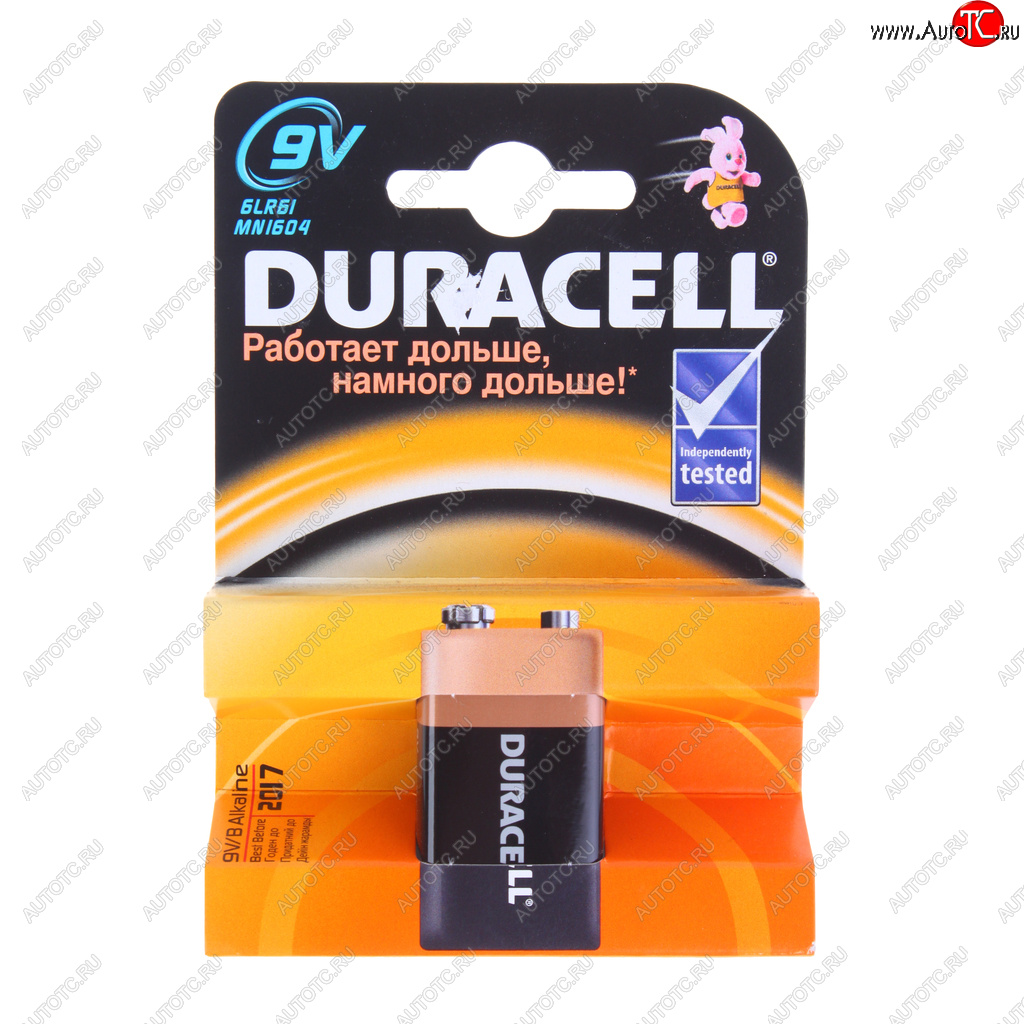879 р. Батарейка KRONA 6LR61 9V блистер 1шт. Alkaline DURACELL DURACELL 6lr61-1bl  с доставкой в г. Кемерово