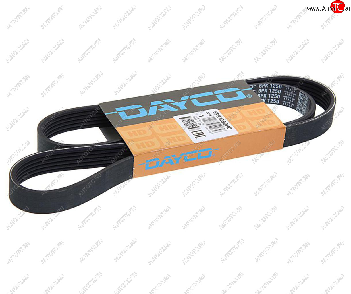 979 р. Ремень приводной поликлиновой 6PK1250HD DAYCO DAYCO 6pk1250hd  с доставкой в г. Кемерово