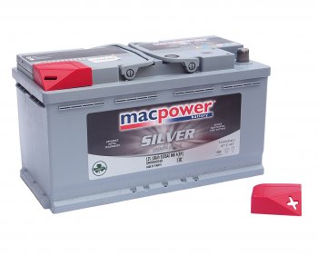 15 799 р. Аккумулятор MACPOWER 100Ач обратная полярность MACPOWER 6ст100(0) smf60049  с доставкой в г. Кемерово. Увеличить фотографию 2