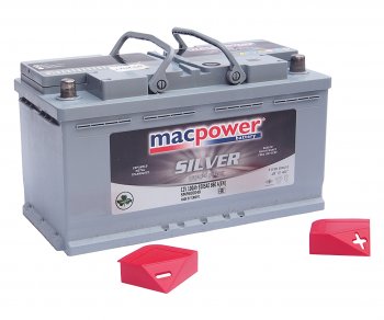 15 799 р. Аккумулятор MACPOWER 100Ач обратная полярность MACPOWER 6ст100(0) smf60049  с доставкой в г. Кемерово. Увеличить фотографию 3