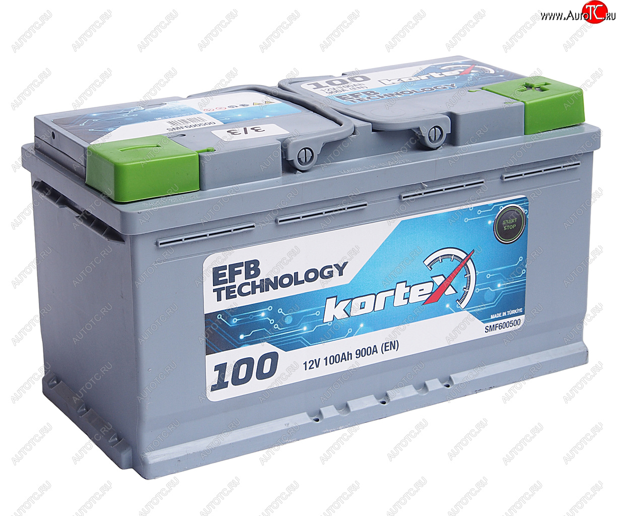 18 999 р. Аккумулятор KORTEX EFB 100Ач обратная полярность KORTEX 6ст100(0) smf600500  с доставкой в г. Кемерово